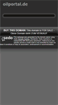 Mobile Screenshot of oilportal.de